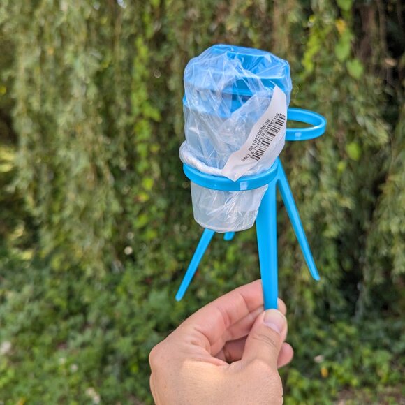 Brand New! TUPPERWARE Turquoise aqua Millionaire Line Salt and Pepper set - Picture 2 of 8